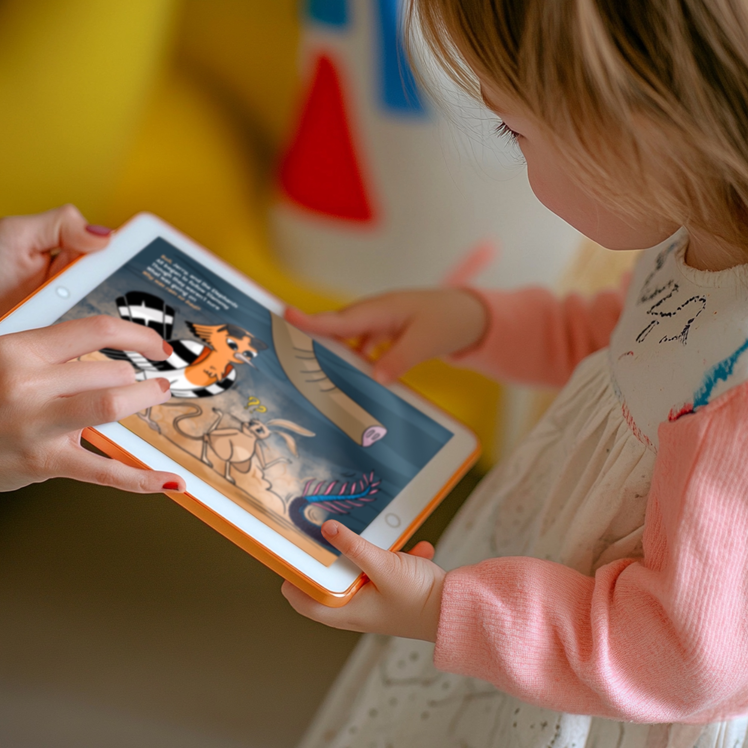 Digital Coloring Book, Digital Reading Book, Digital Printed Pages for Boli